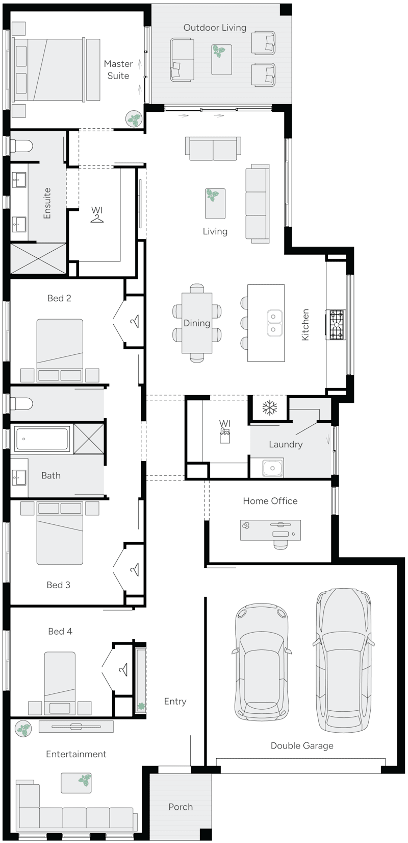 Harri 27 Single Storey House Floor Plan