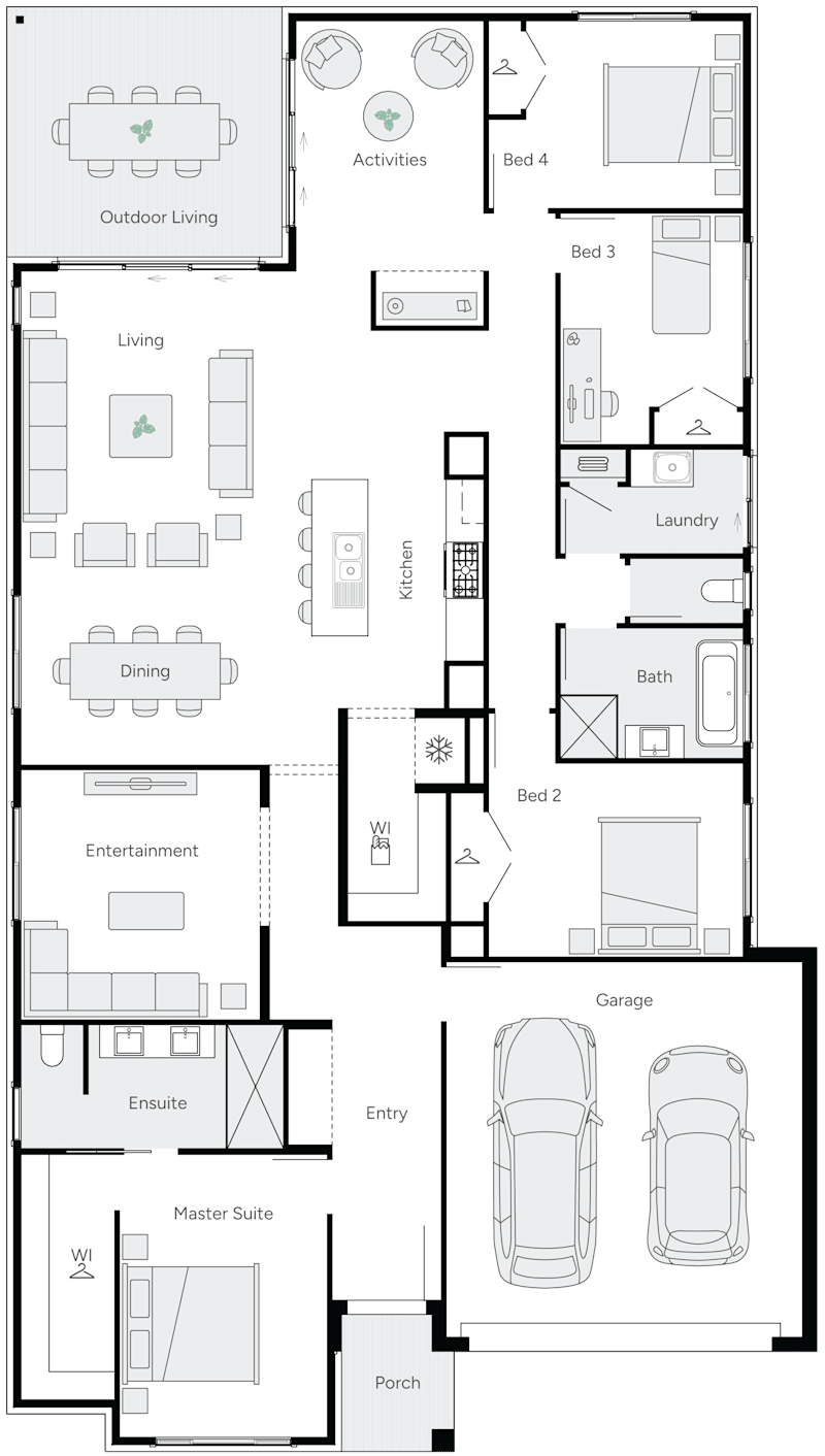 Jasper 30 Single Storey House Floor Plan