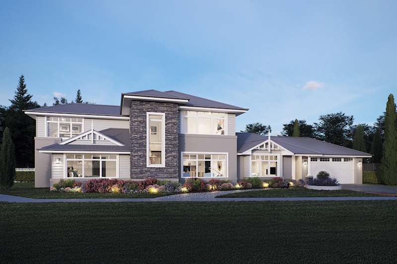 Ashton 32 house design with Hampton Facade