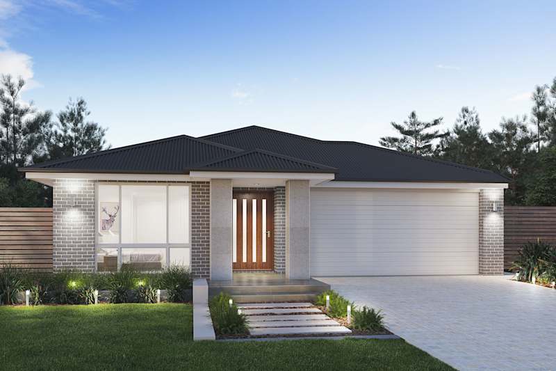Remy 20 house design with Saxon facade