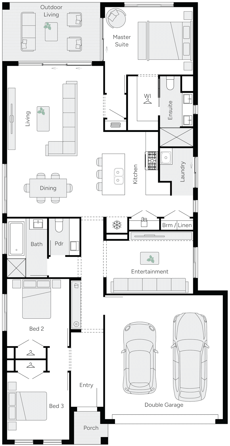 Melody 23 floor plan