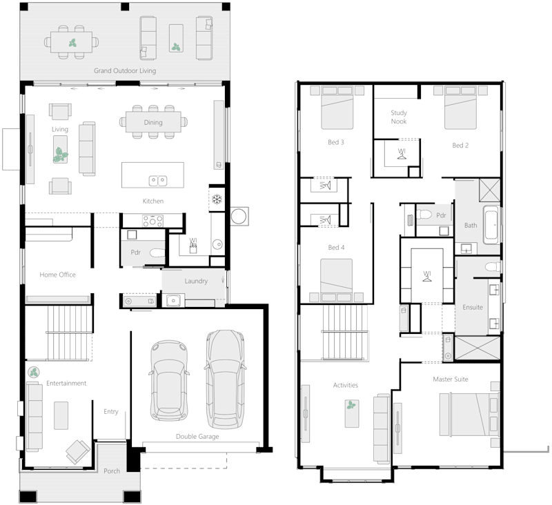 Preston 35 House Floor Plan -On Display