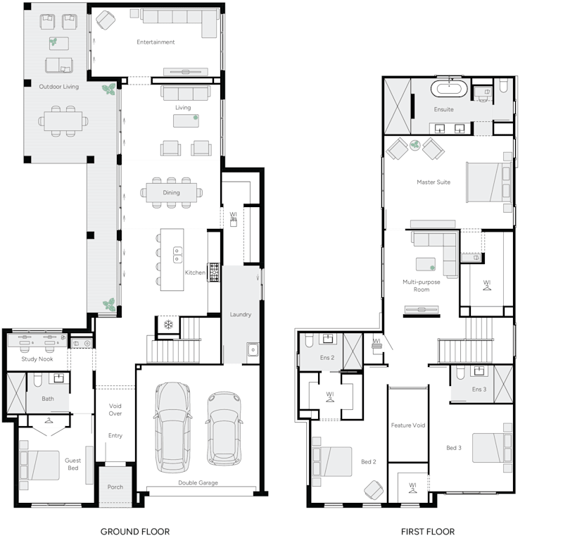 Riveria 43 Double Storey House Floor Plan