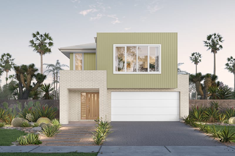 liana 30 house design with cube facade
