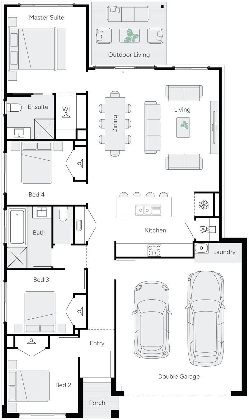Remy 20 Single Storey House Floor Plan