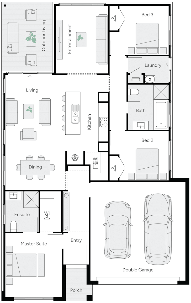 Soul 20 Single Storey House Floor Plan
