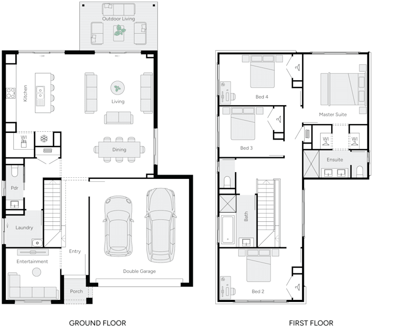 Glee 28 Double Storey House Floor Plan