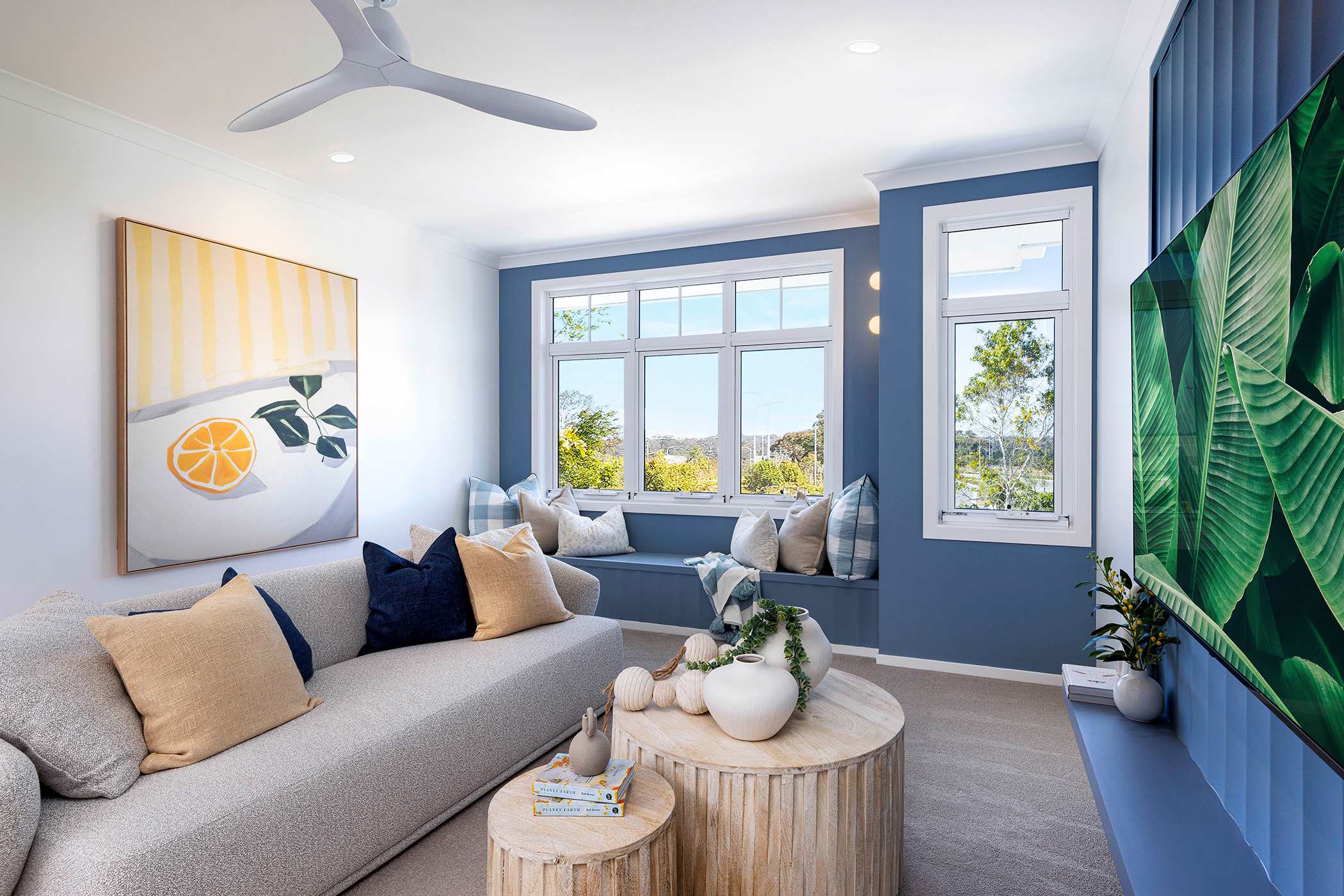 Preston 35 Display. Coastal Design Style. Home Theatre