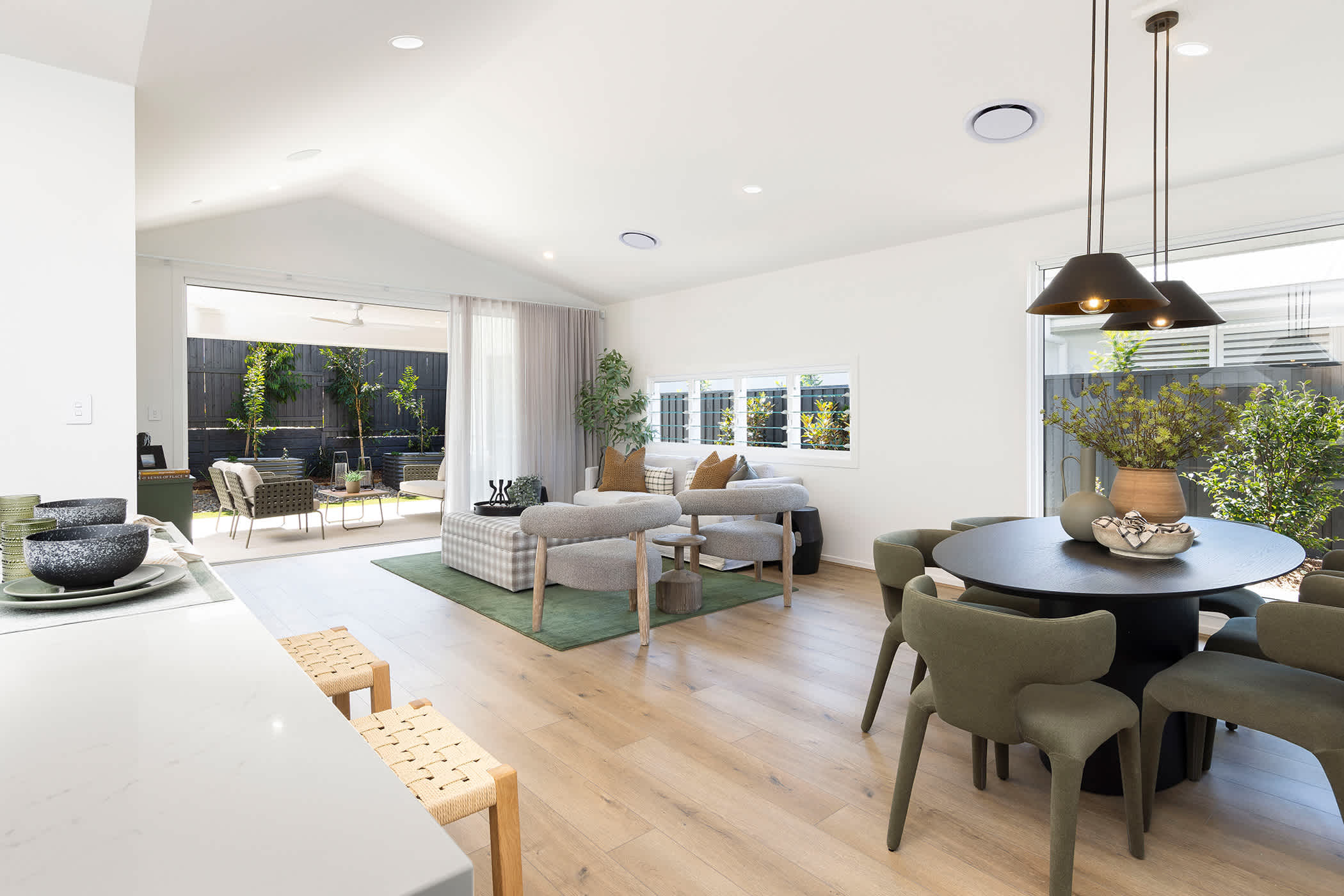 Melody 24 house design - Classic design style - living dining