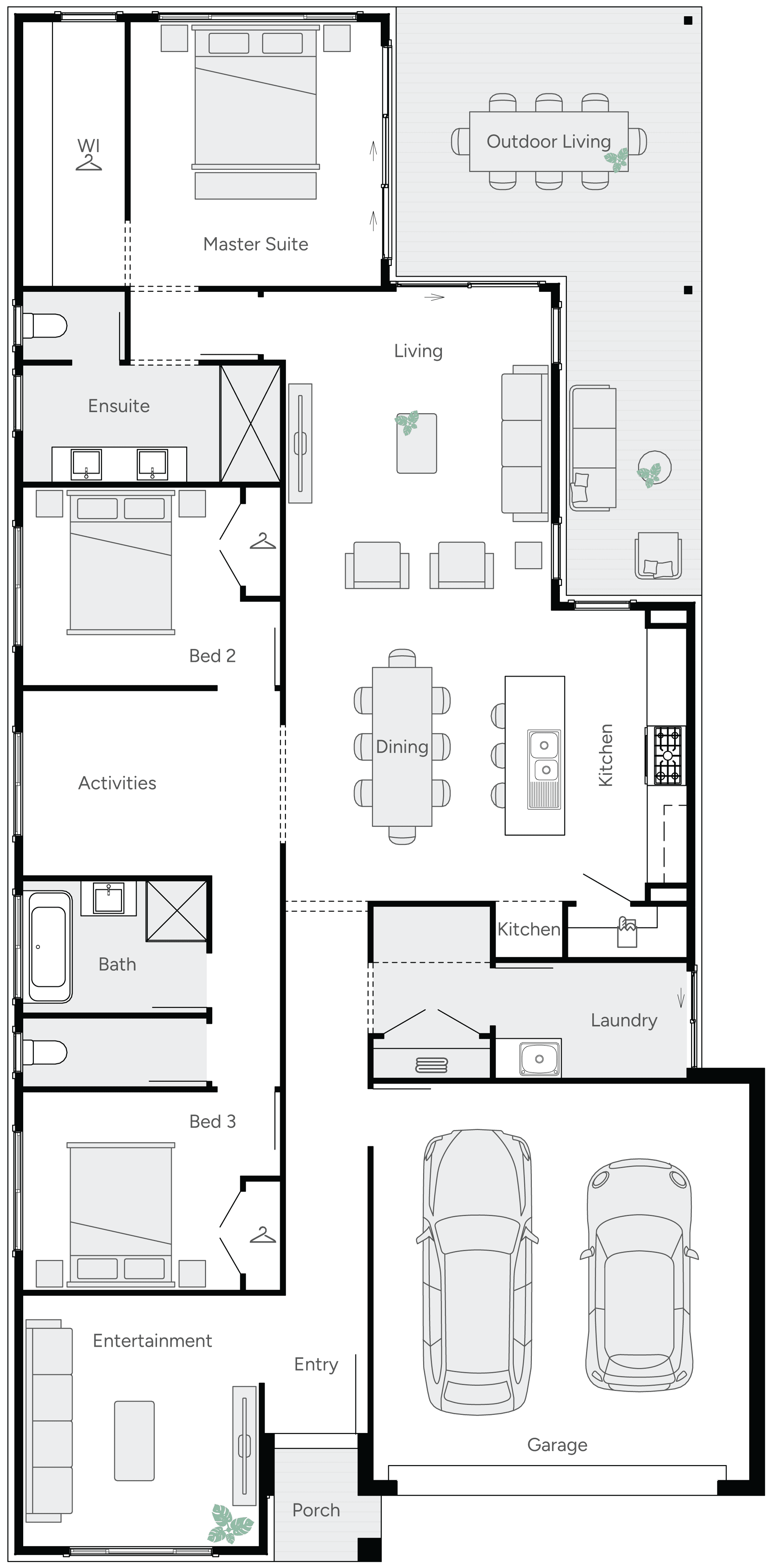 Beech 27 Single Storey House Floor Plan