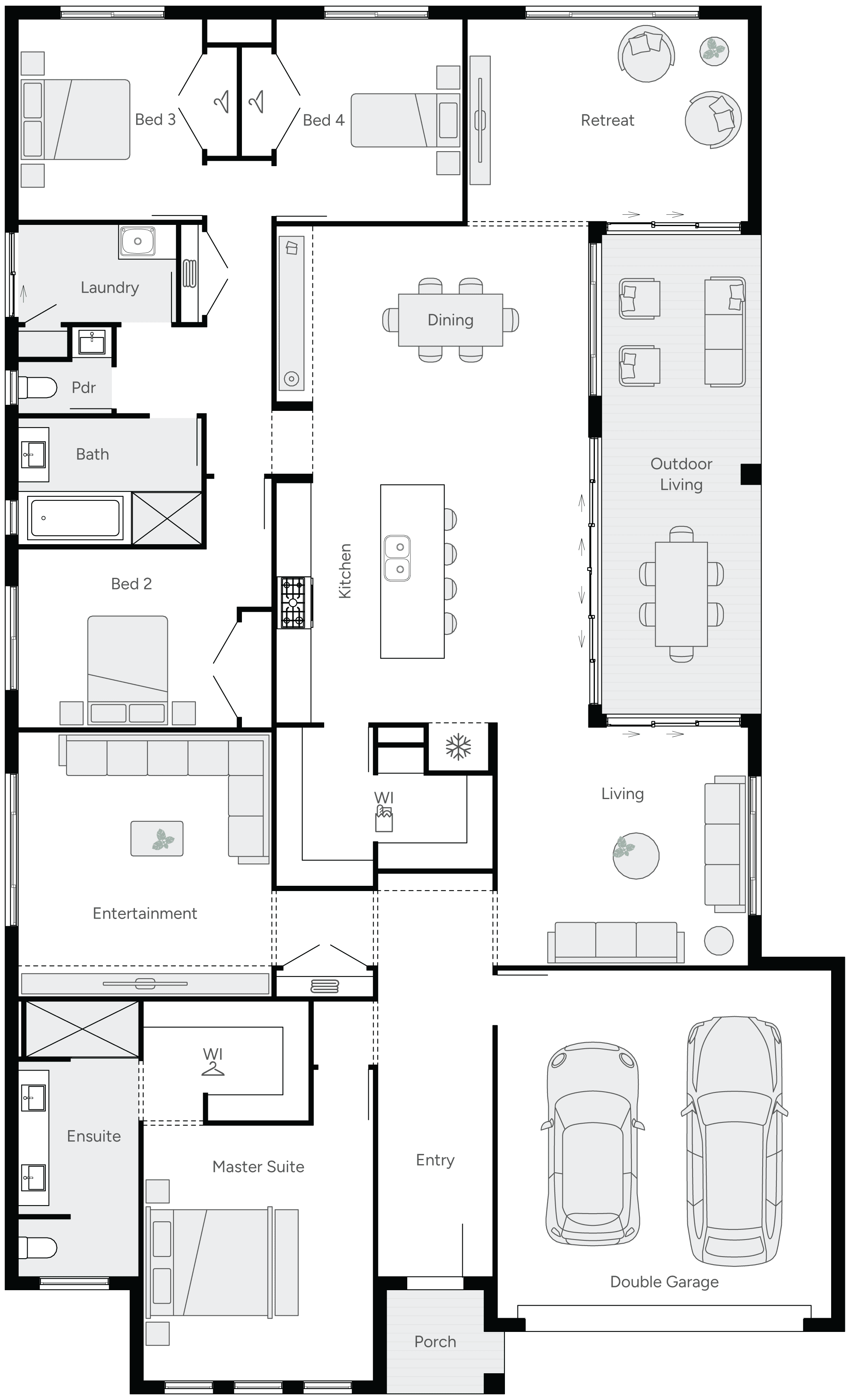 Cooper 34 Double Storey House Floor Plan