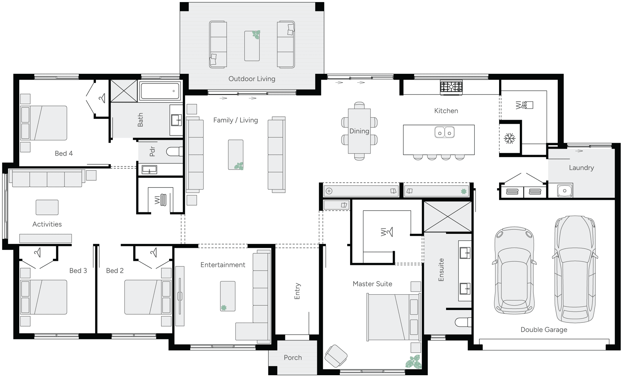 Esperance 30 Single Storey House Floor Plan