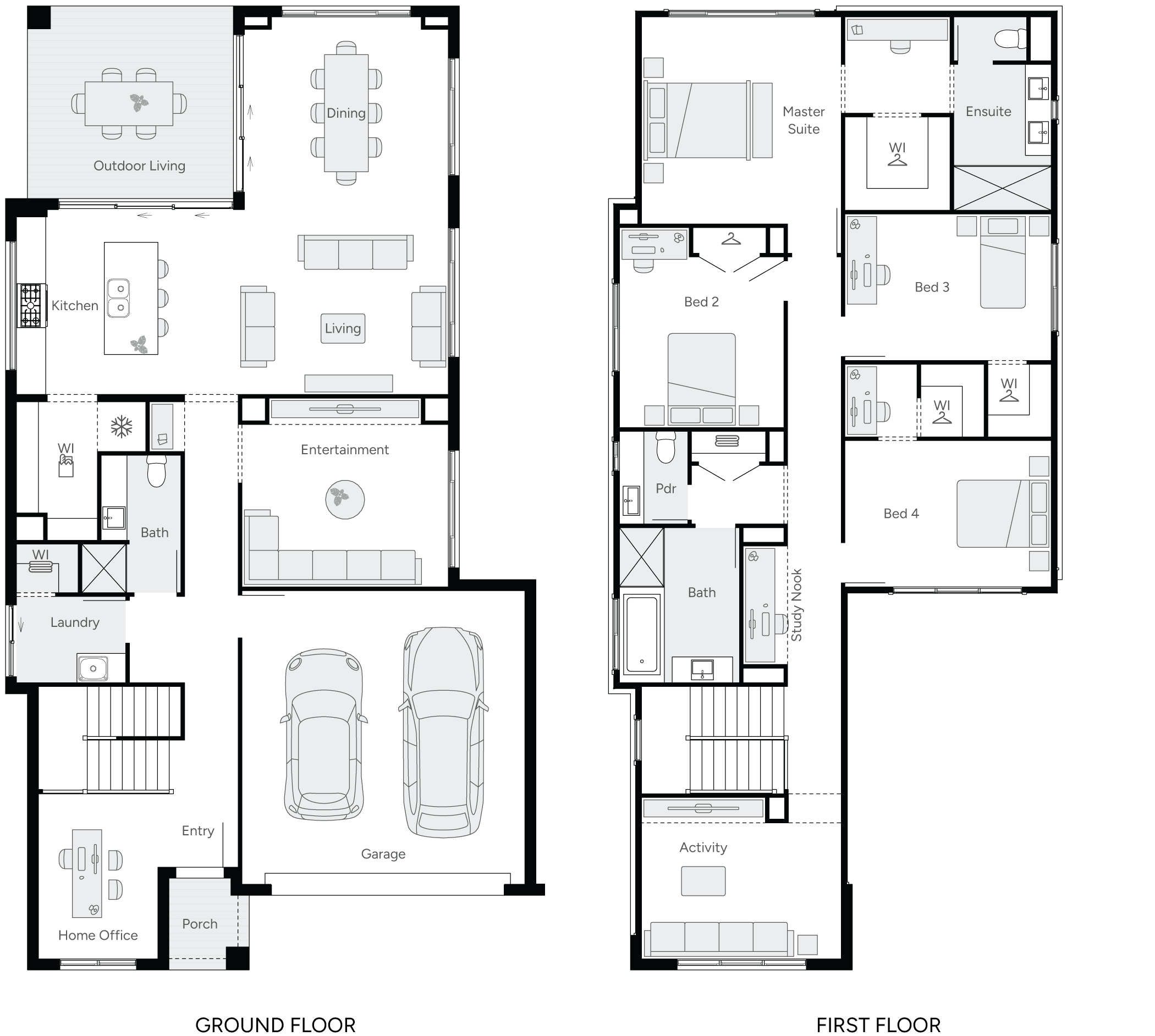 Frankky 35 Double Storey House Floor Plan