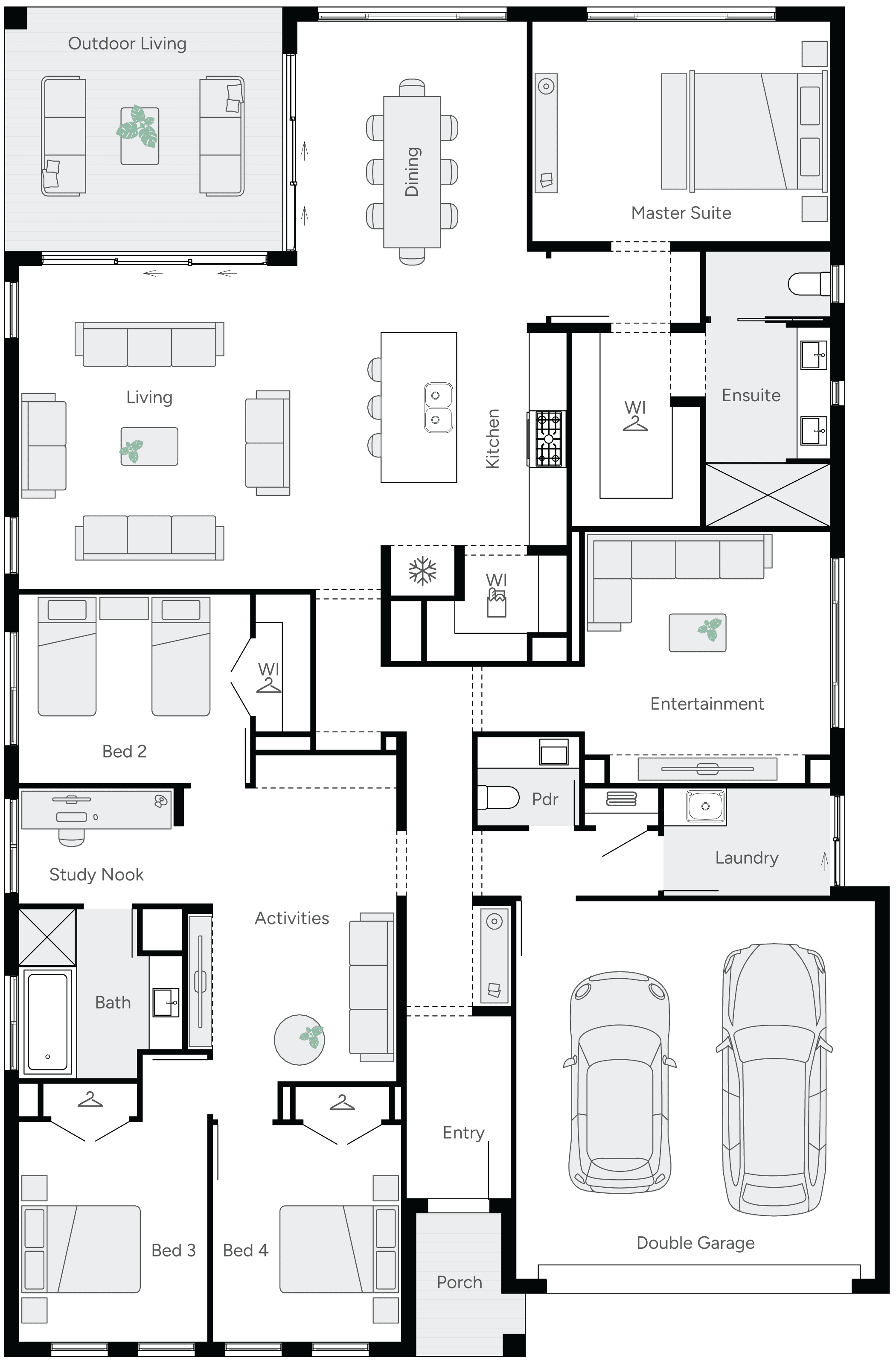 San Marino 31 Single Storey House Floor Plan