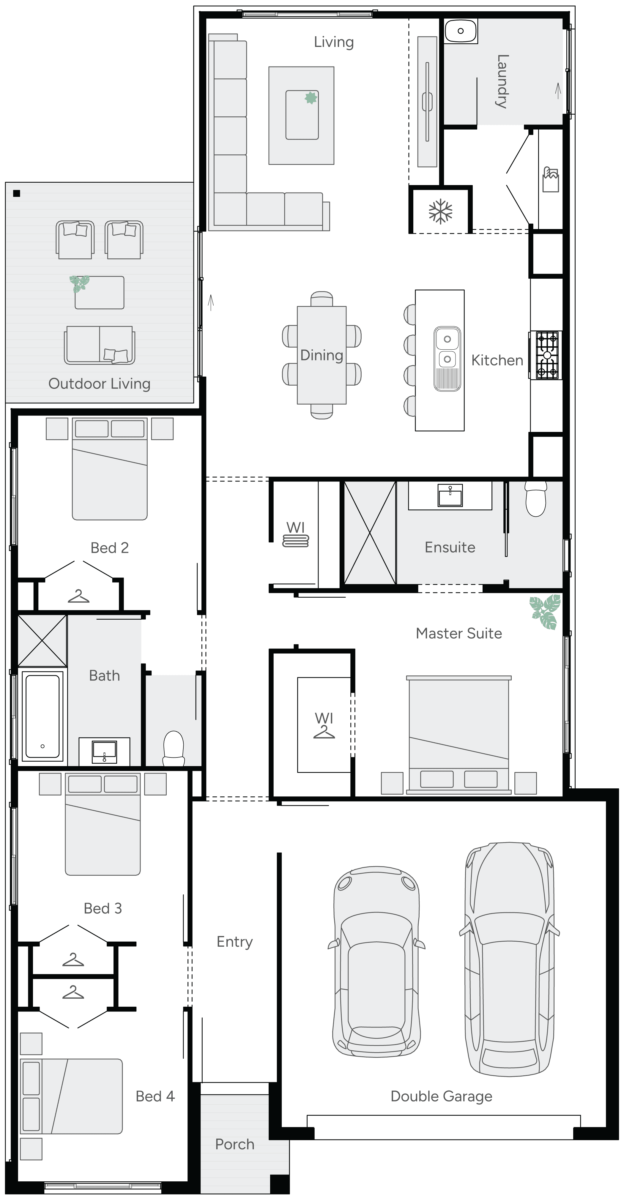 Promise 24 Single Storey House Floor Plan