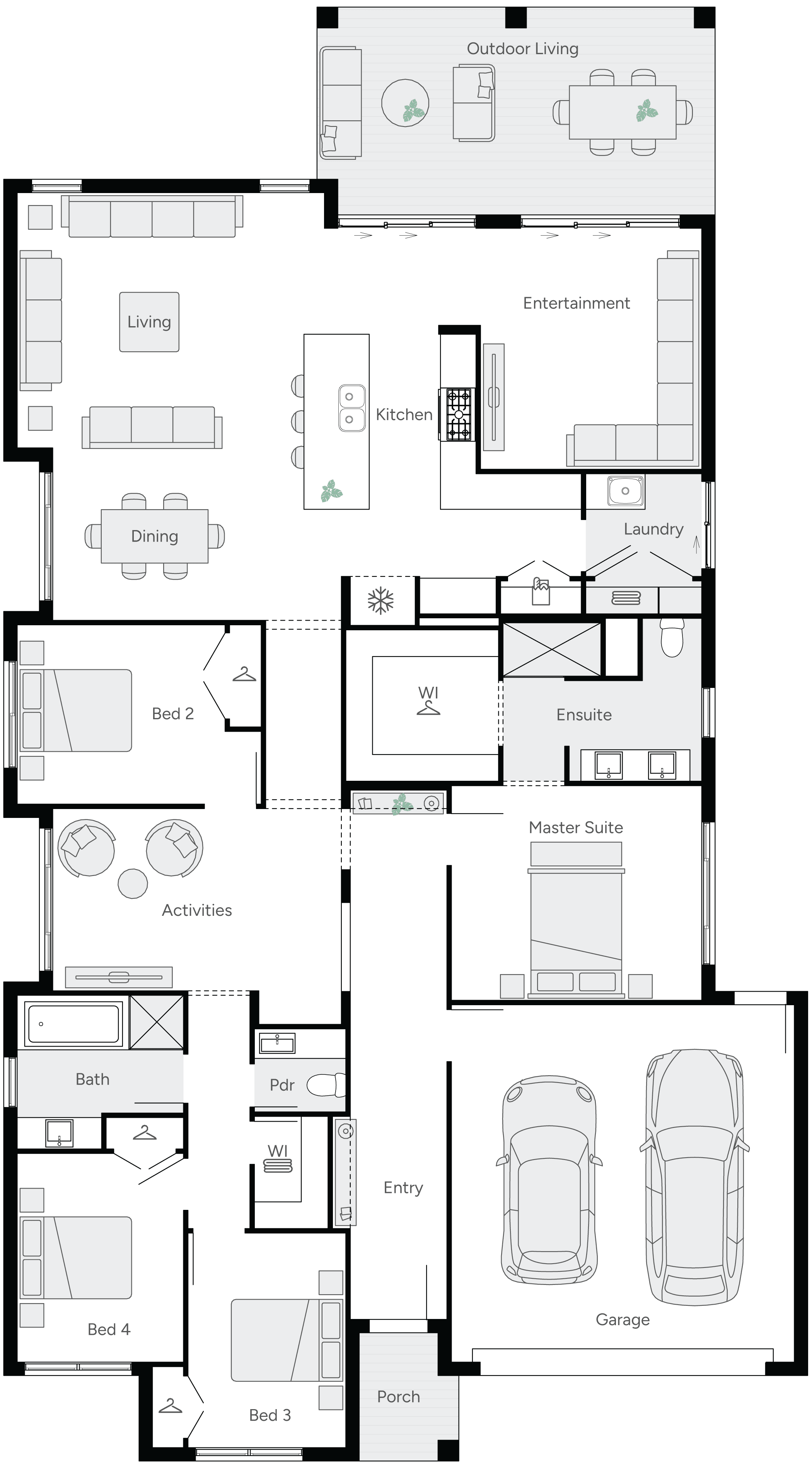 Jameison 30 Single Storey House Floor Plan