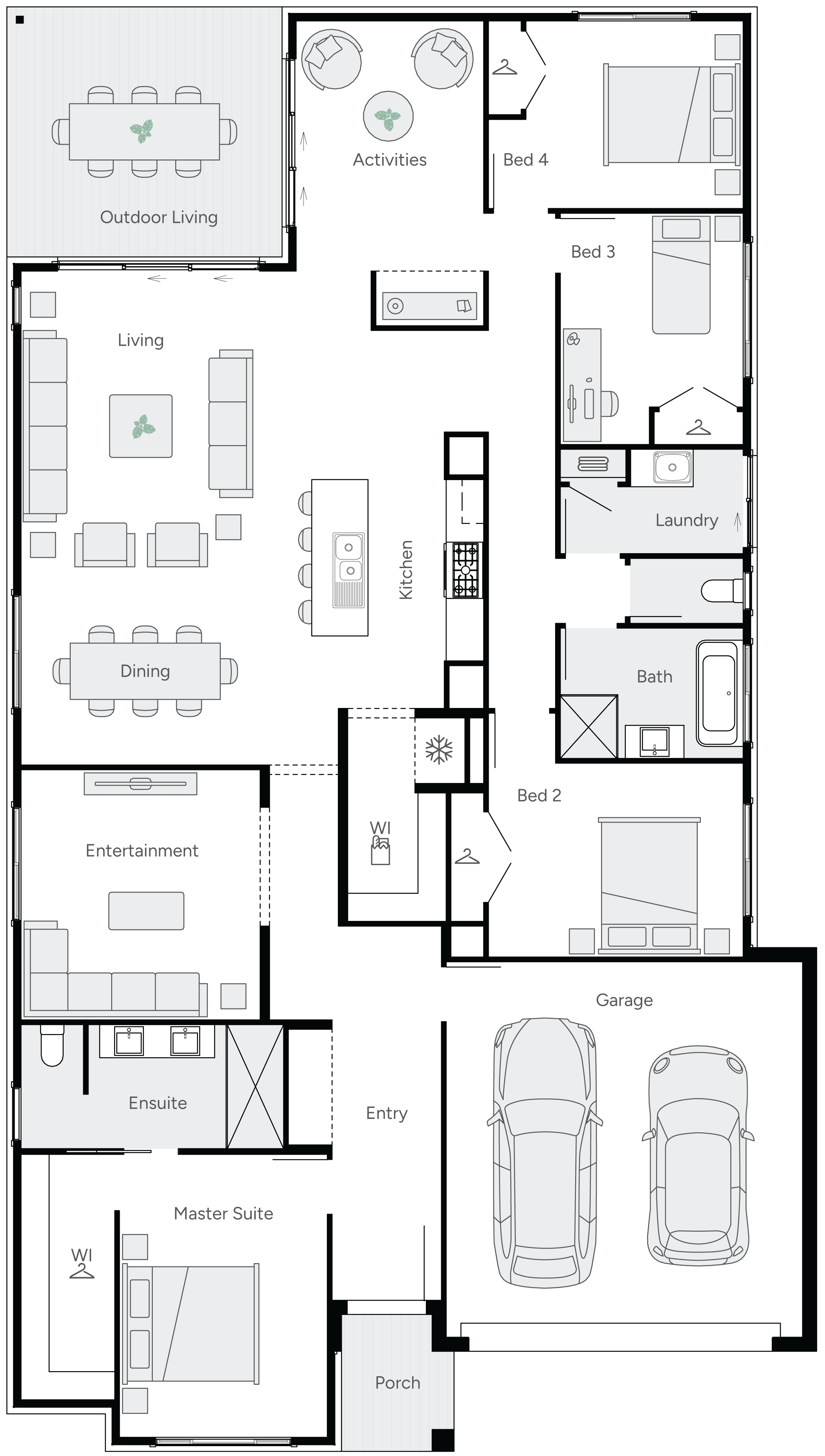 Jasper 30 Single Storey House Floor Plan