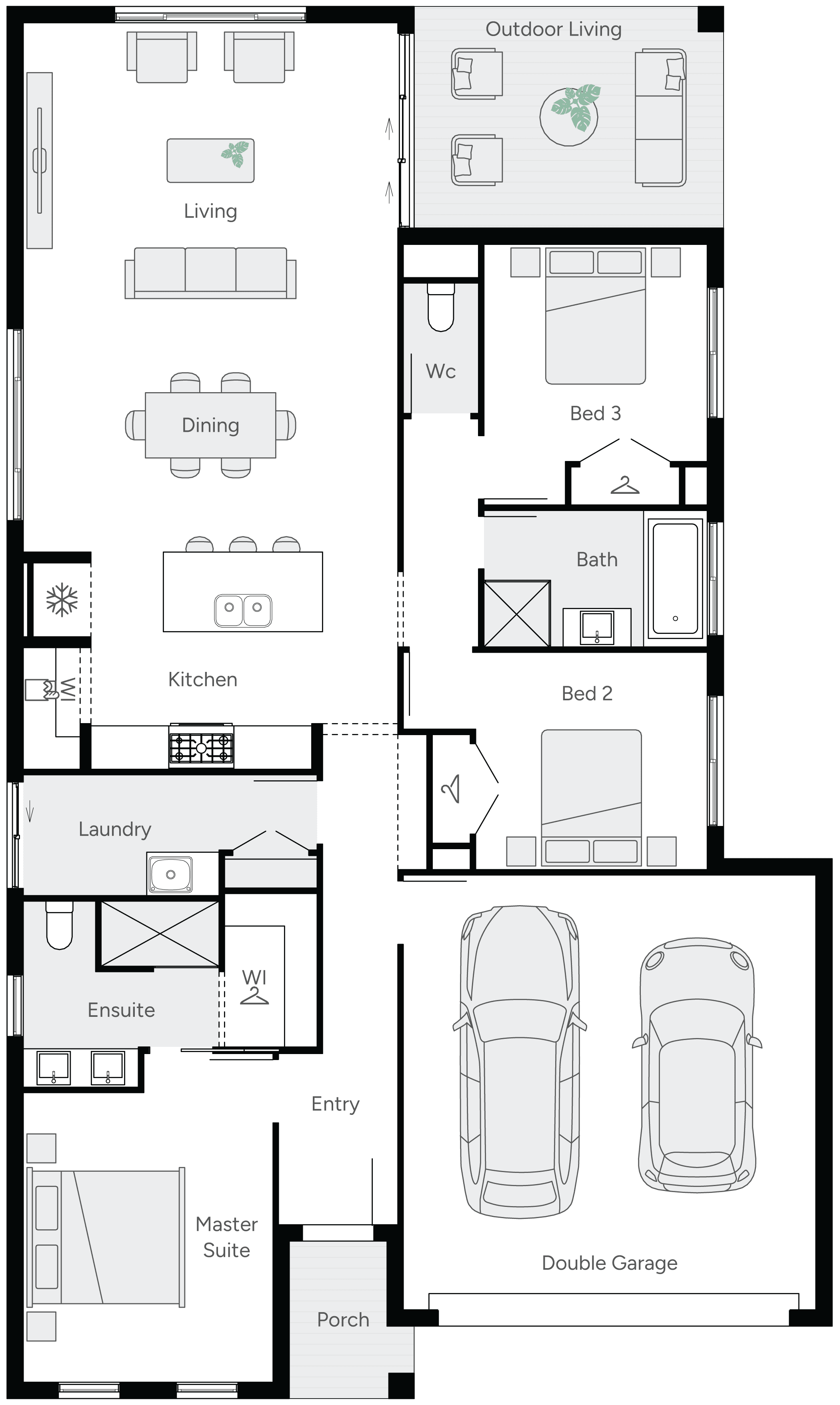 Jemimah 21 Single Storey House Floor Plan