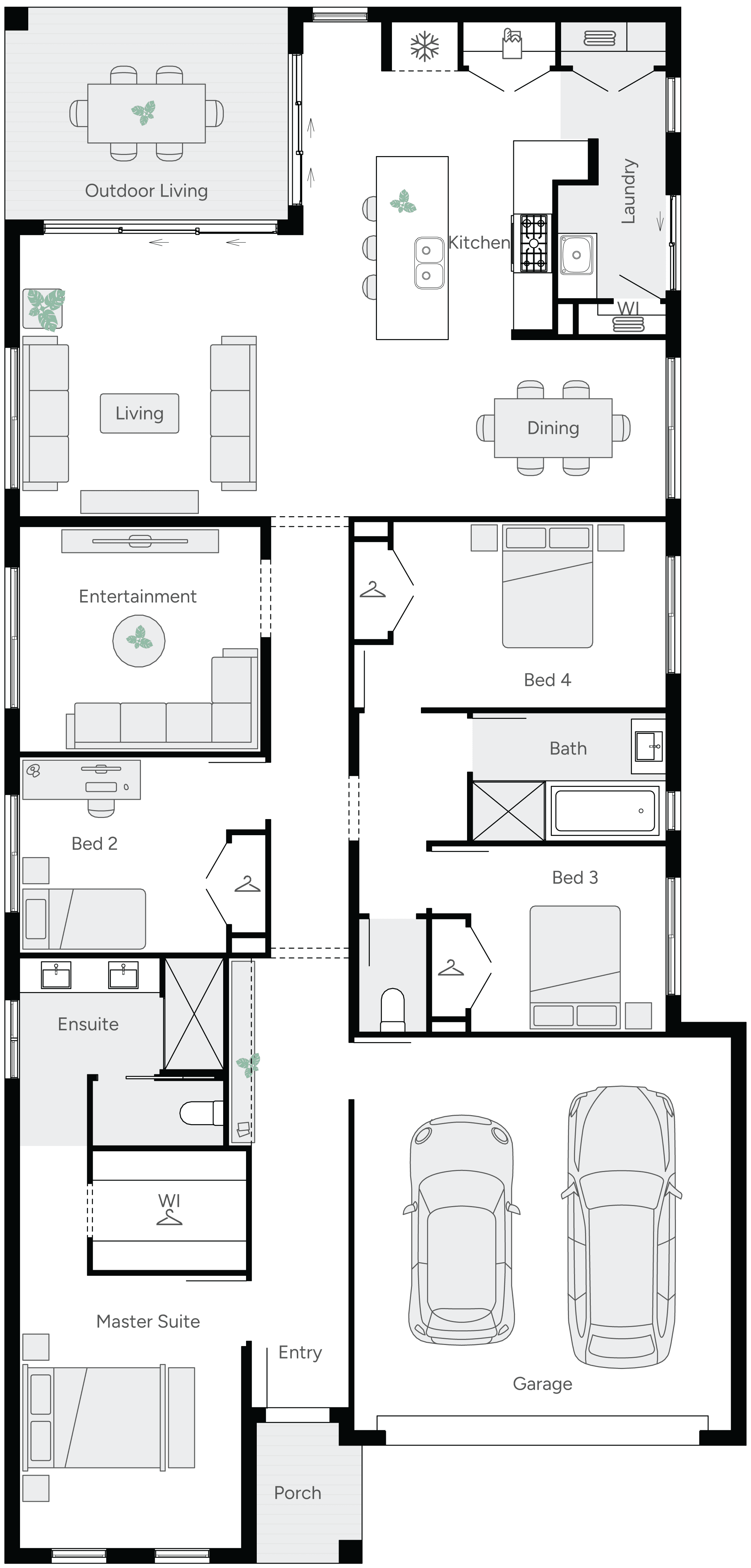 Lexie 26 Single Storey House Floor Plan
