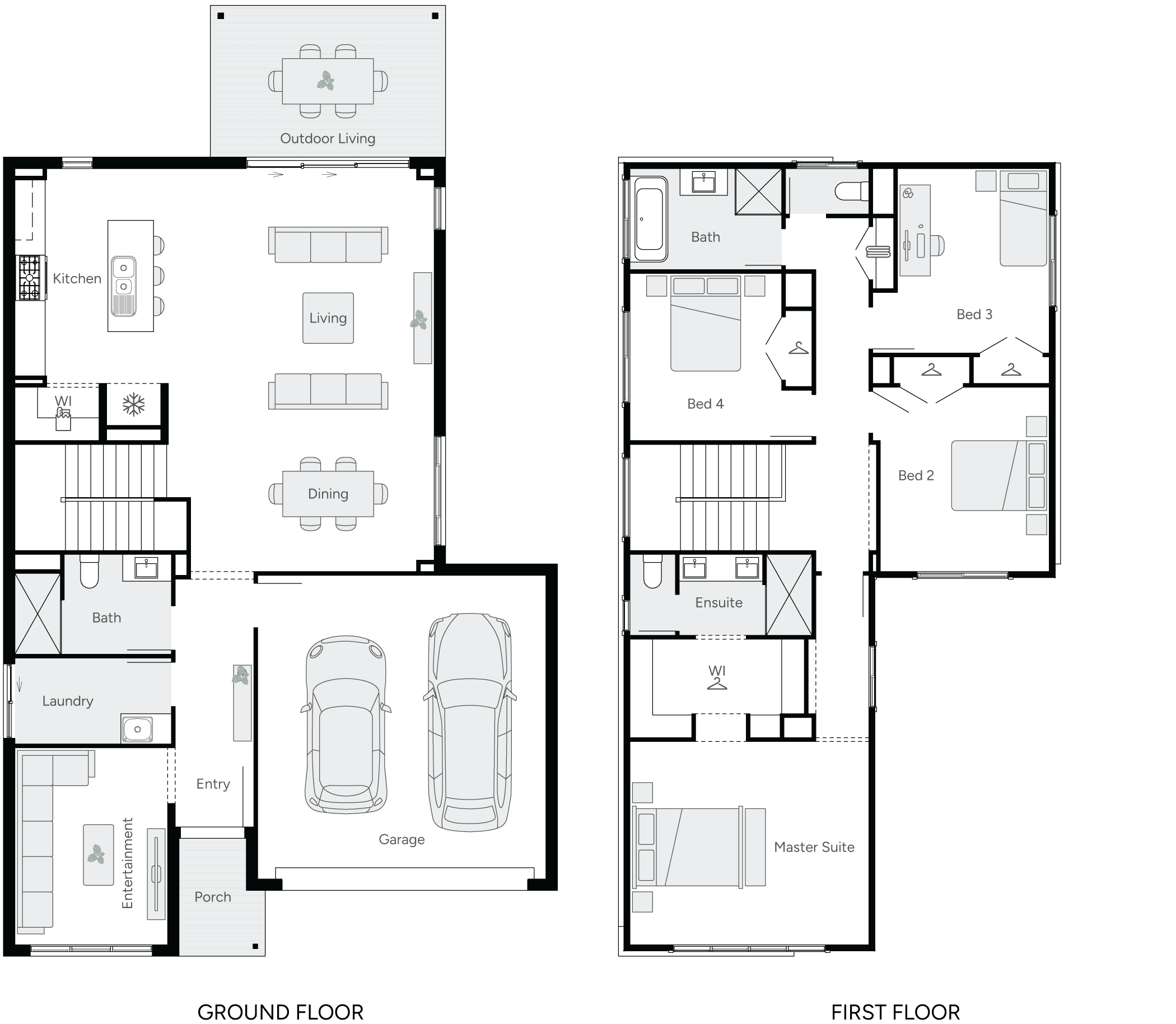 Liana 29 Double Storey House Floor Plan