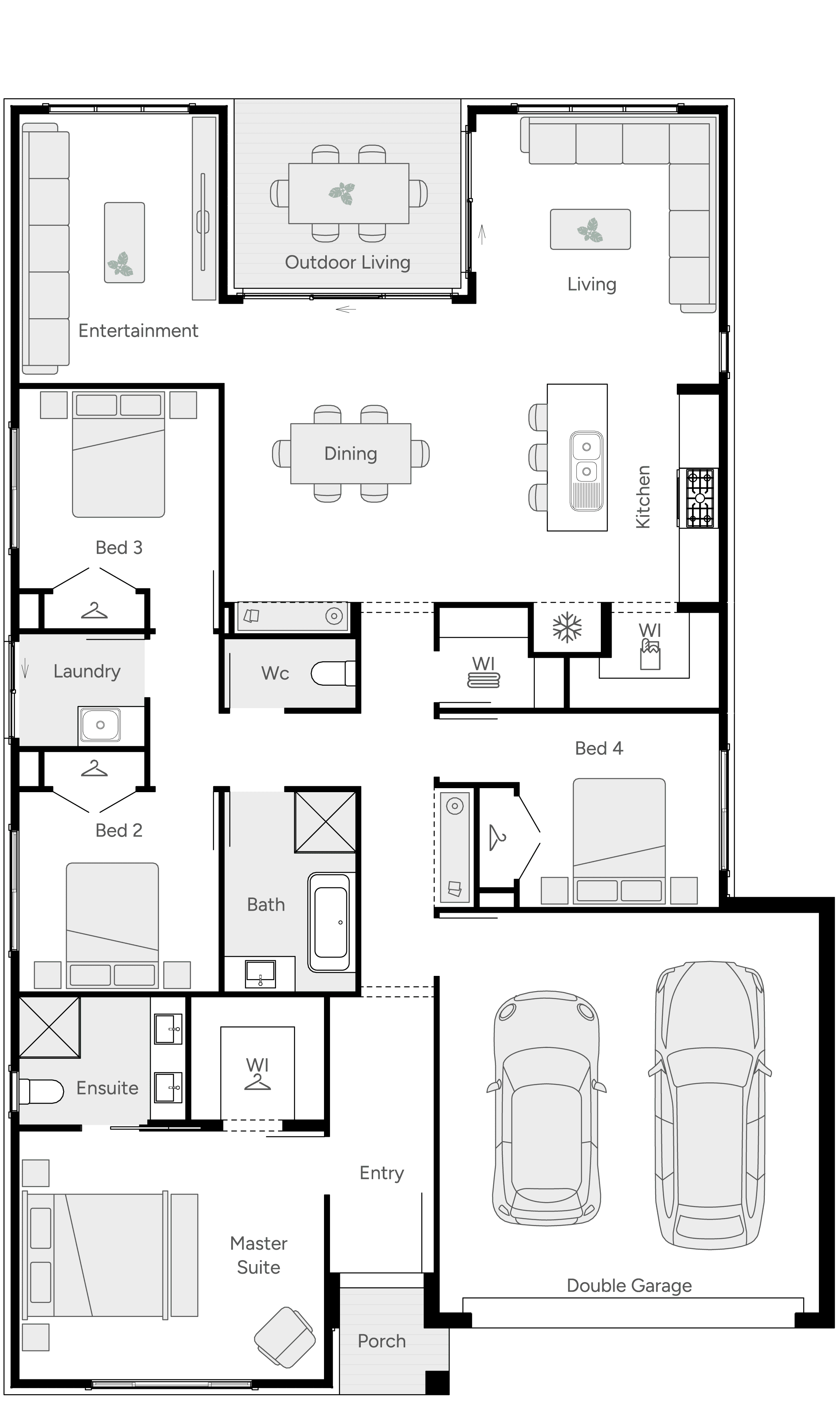Clovelly 23 Single Storey House Floor Plan