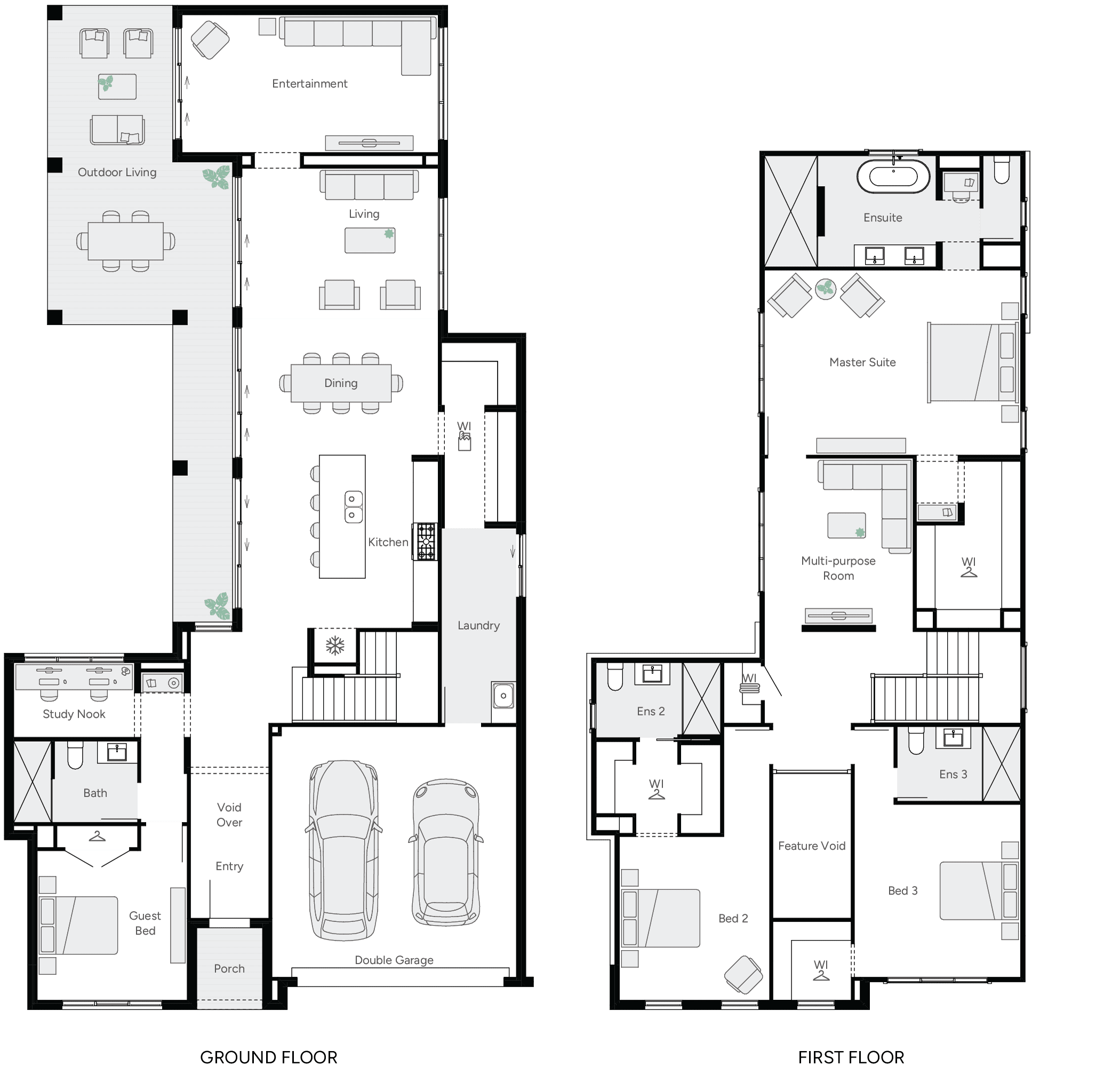 Riveria 43 Double Storey House Floor Plan