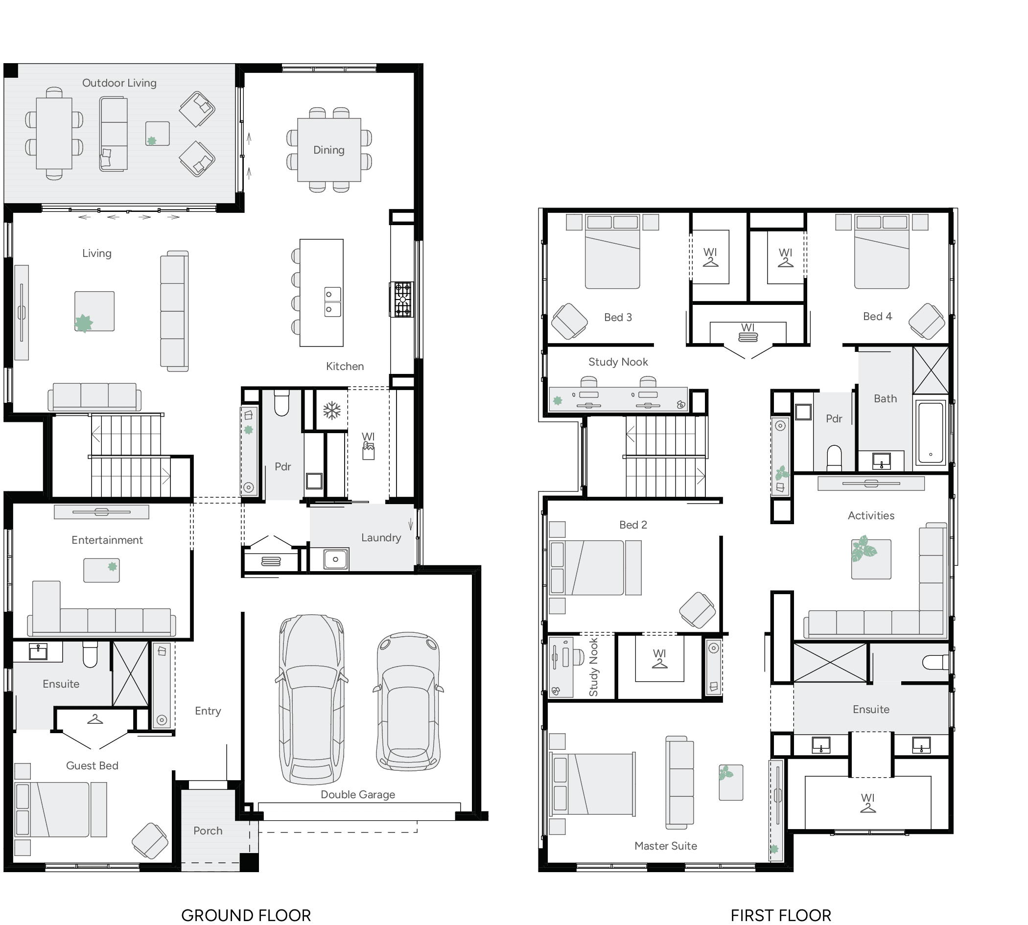 Lotus 42 home design - Floorplan