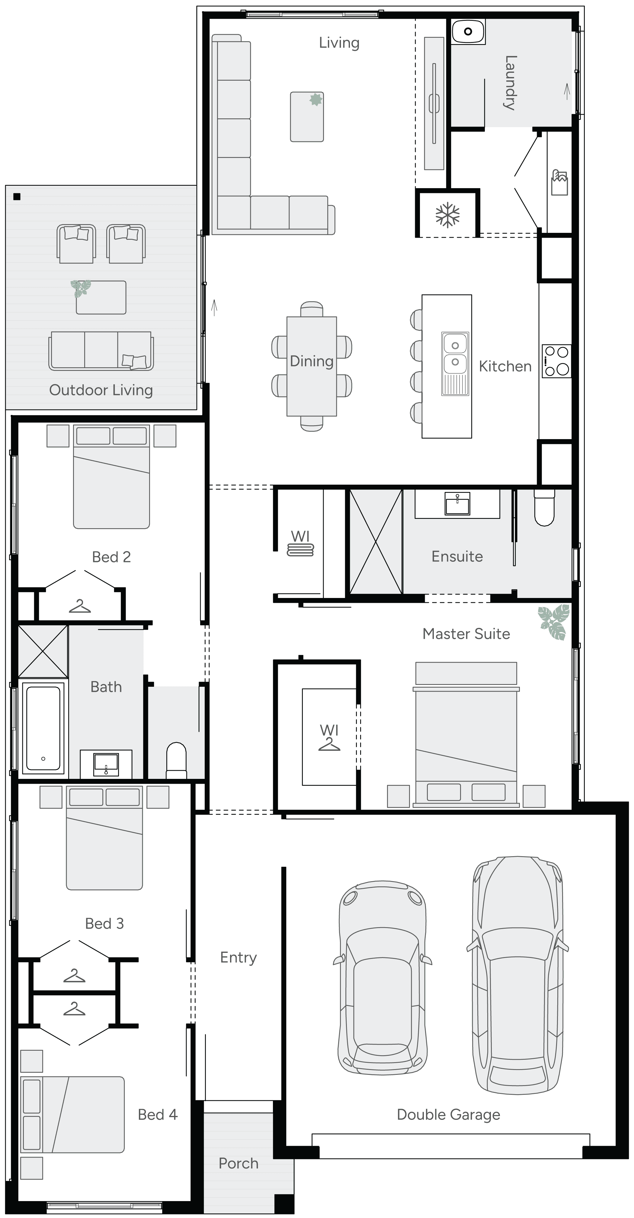 Promise 24 Single Storey House Floor Plan