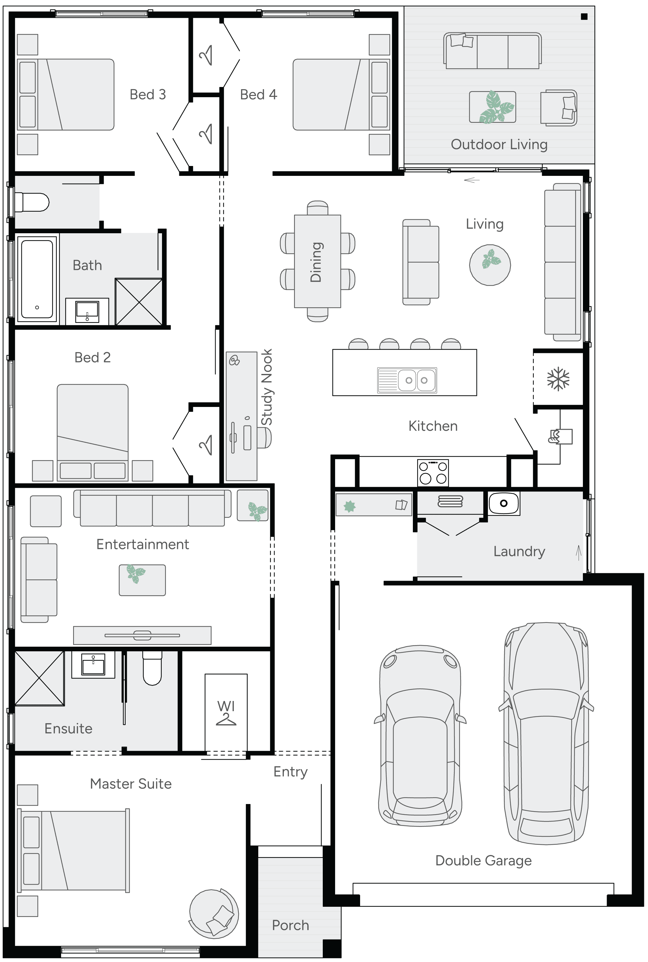 Wish Single Storey Studio Collection House Plan