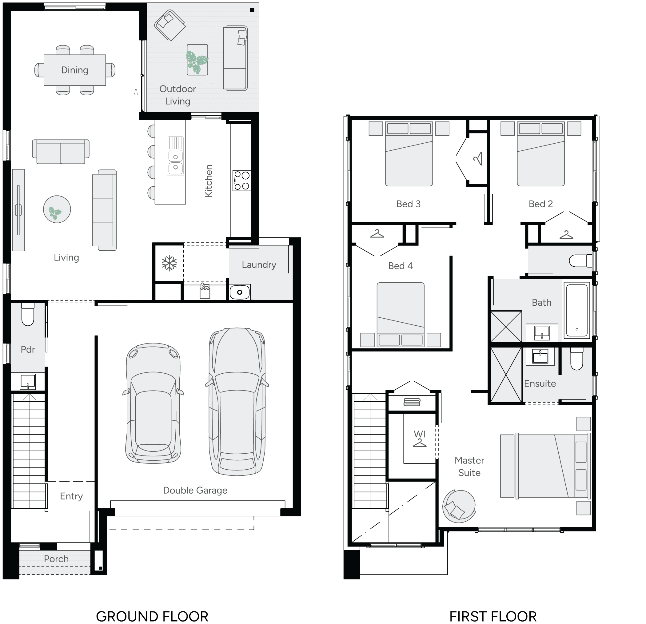 Shine 23 Double Storey House Floor Plan